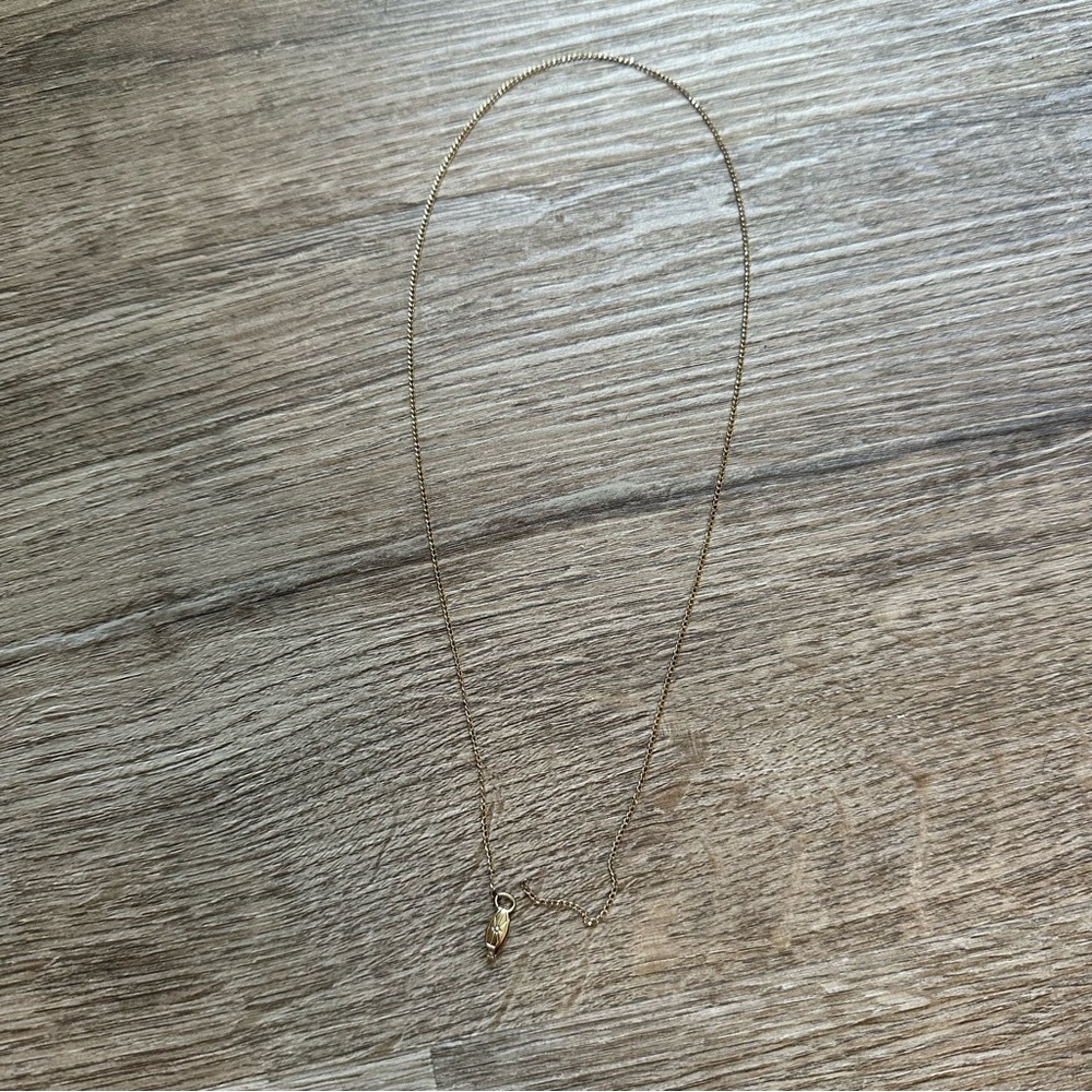 12K GF Gold Chain Necklace- broken!